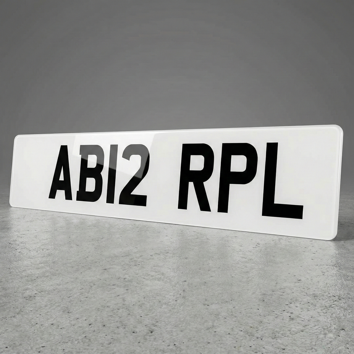 Pvc Number Plate Number Plates – Race Plastics